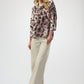 ANIMAL PRINT TUNIC TOP 254033