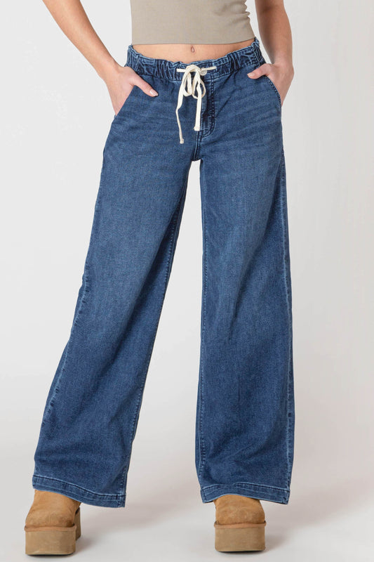 THE MEL WIDE LEG DENIM PANT