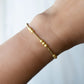 LENNY & EVA MIXED GOLD TRIO STRETCH BRACELET