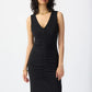 SILKY KNIT SLEEVELESS SHEATH DRESS 241205