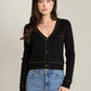 THE JODIE GOLD CONTRAST CARDIGAN
