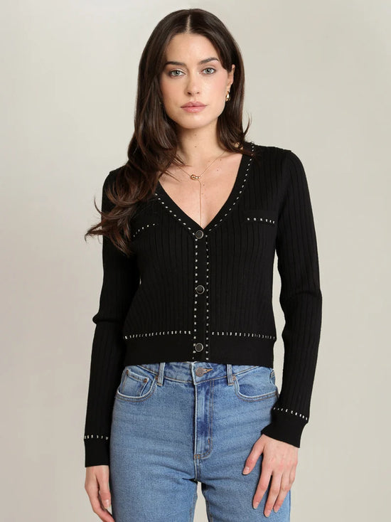 THE JODIE GOLD CONTRAST CARDIGAN