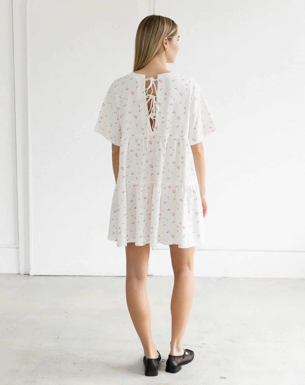 TIERED FLORAL DRESS