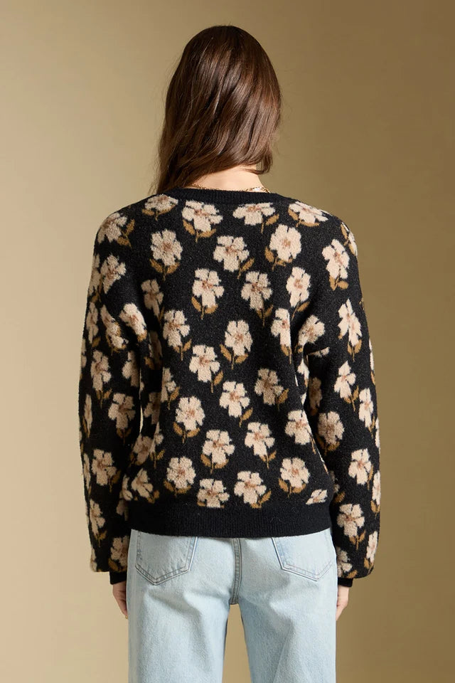 VINCENT FLORAL SWEATER