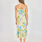 THE BROOKLYN MIDI FLORAL DRESS