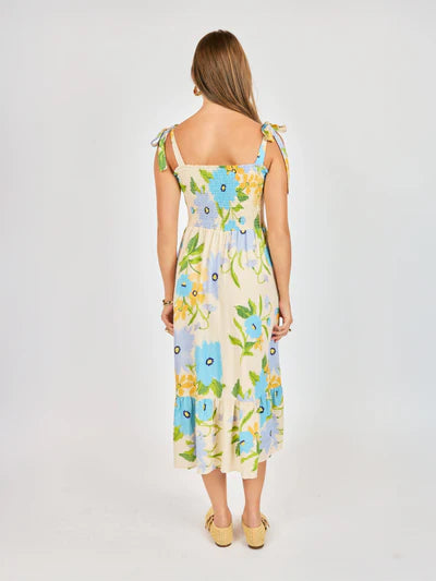 THE BROOKLYN MIDI FLORAL DRESS