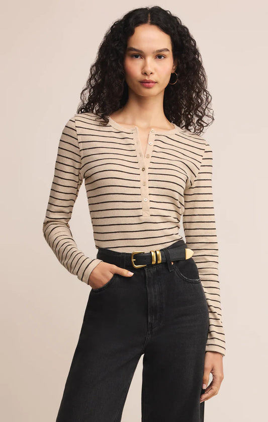 EVE STRIPE HENLEY