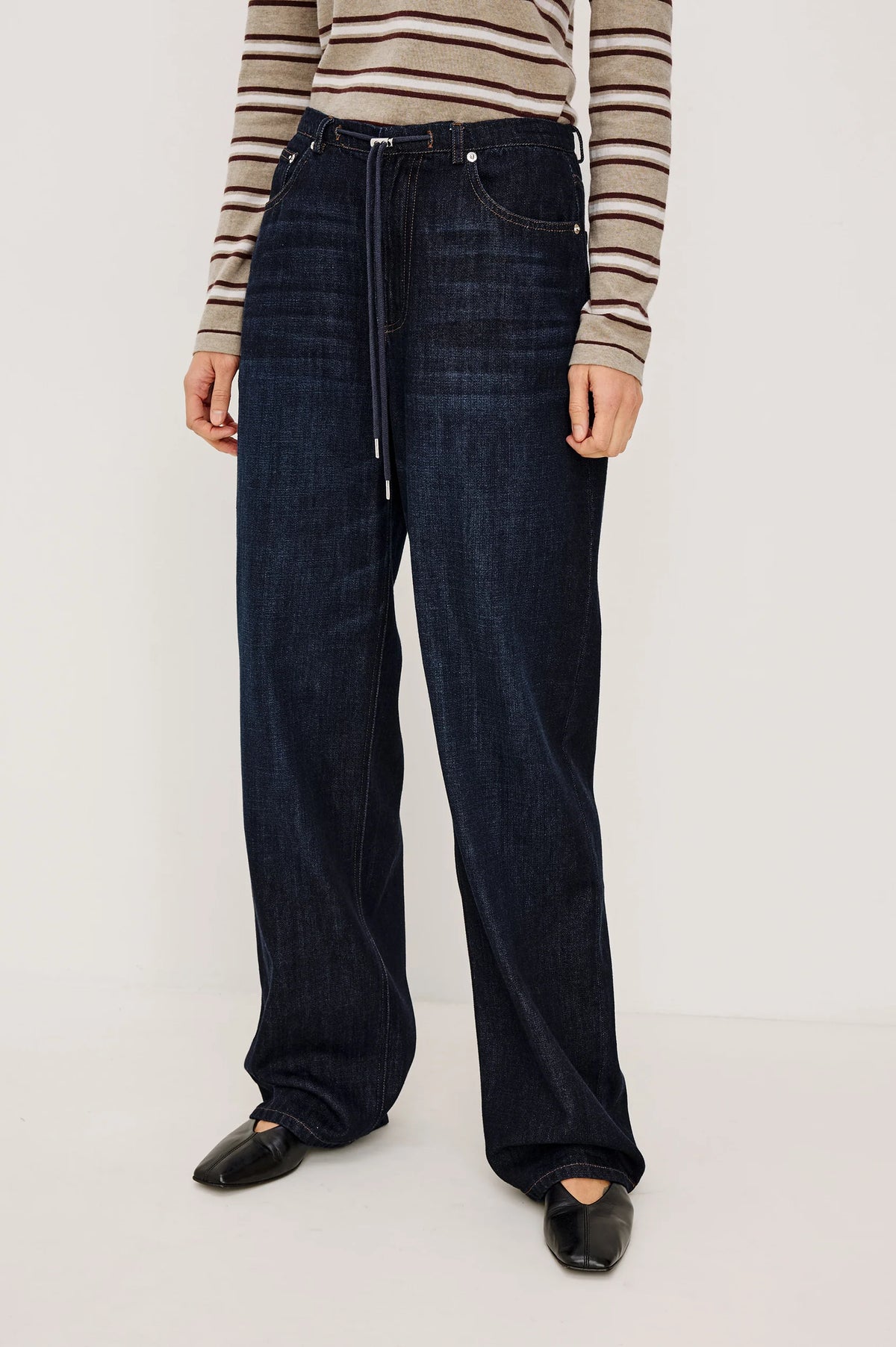 NORMANDIE TIE FRONT JEANS