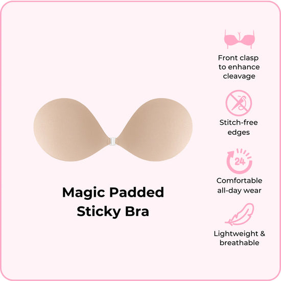 BOOMBA MAGIC PADDED STICKY BRA
