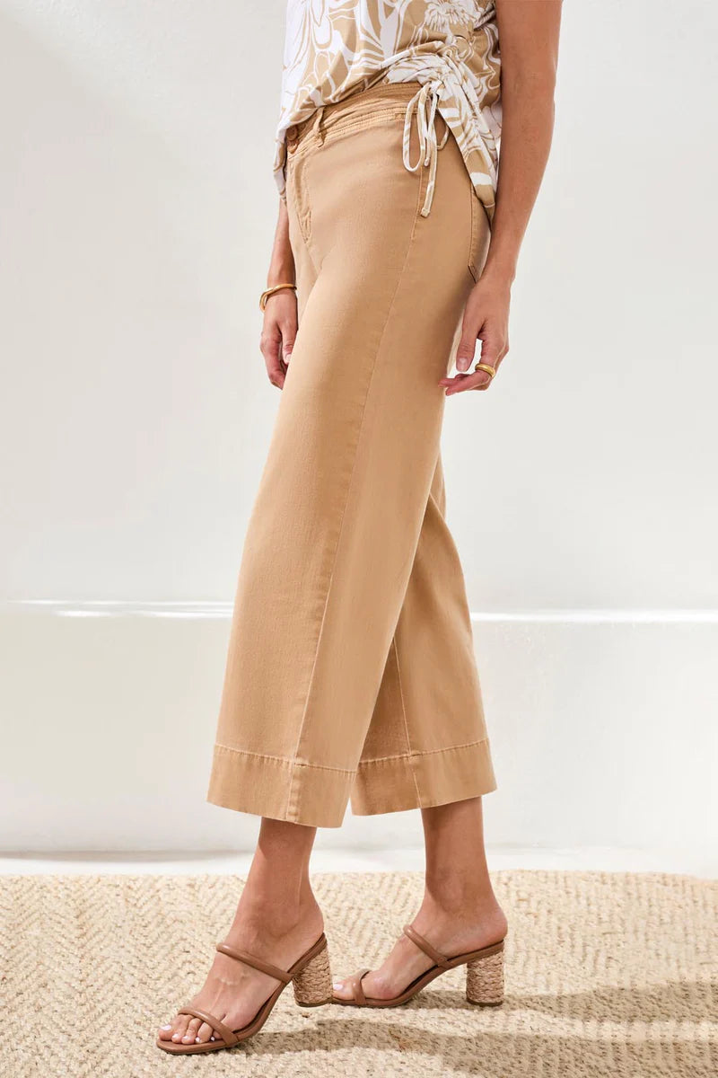 HIGH RISE FRONT FLY  PALAZZO