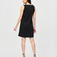 SCUBA CREPE SLEEVELESS STRAIGHT DRESS 242115