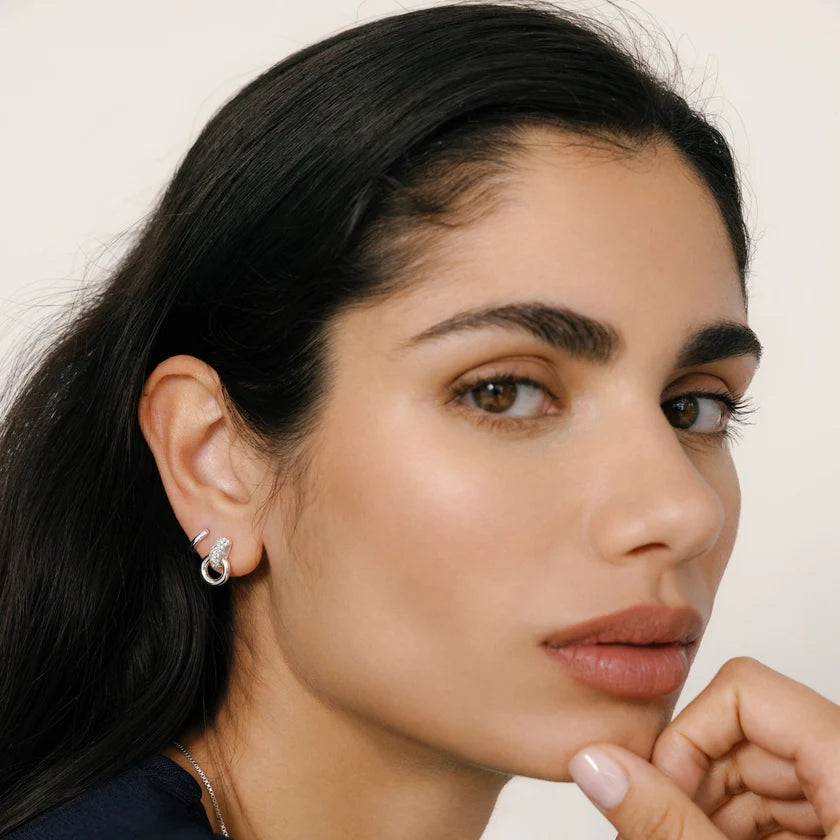 HILL BERG AND BERK INTERLOCK EARRINGS
