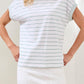 THE JONI  CAP SLEEVE TOP
