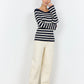 DOLLIE STRIPED RIBBED SWEATER