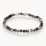 HILLBERG AND BERK STRETCH DAL/JASPER BRACELET