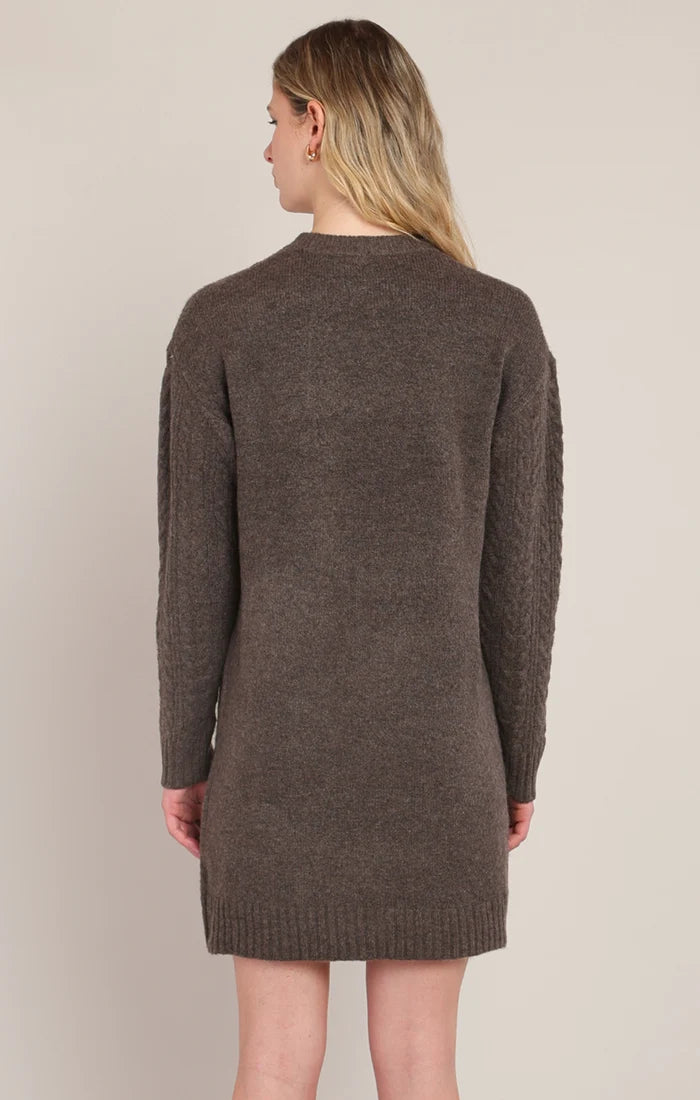 THE ALLISON CABLE KNIT L/S DRESS