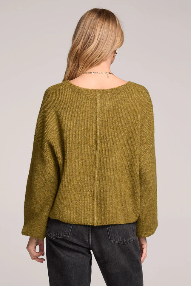 SOFIYA V NECK SWEATER