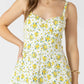 THE ELORA SWEATHEART NECKLINE MINI DRESS