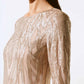 PLACEMENT SEQUIN SHEATH DRESS 243774