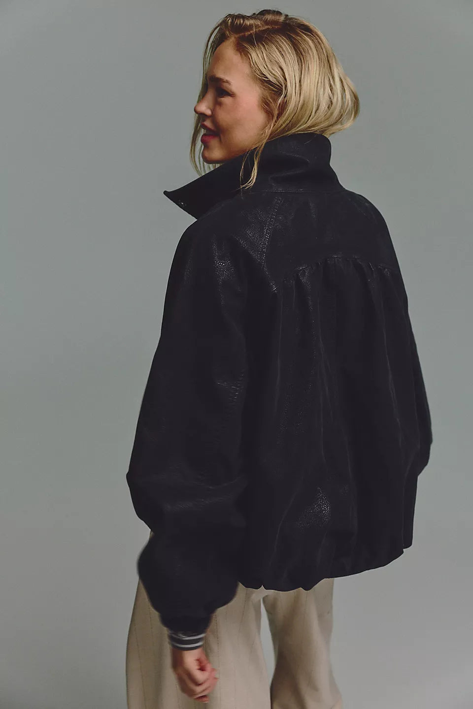 CHELSEA VEGAN SUEDE JACKET