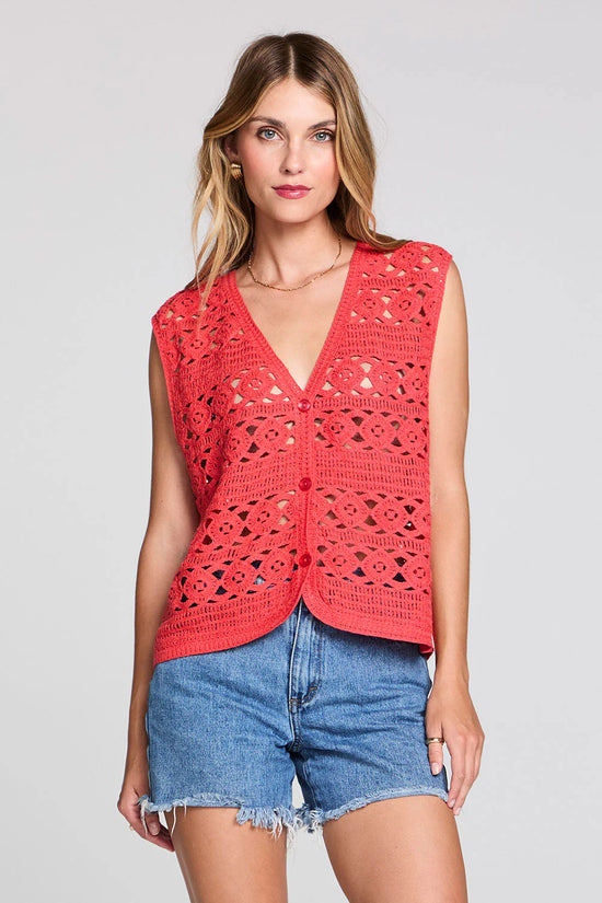 CHELSEE CROCHET VEST