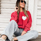 POCKET HEART SWEATSHIRT