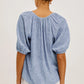 KIRSTIE  PUFF SLV TOP