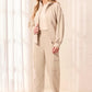THE OLIVIA  MOCK NECK FULL ZIP CARDIGAN