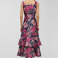 PAIGE FLORAL TEA LENGTH DRESS
