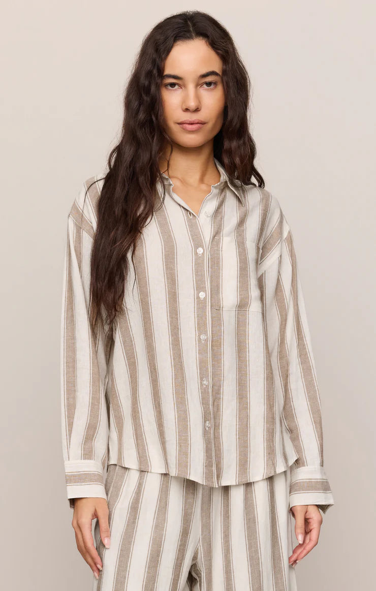 THE PERFECT STRIPED BUTTON UP