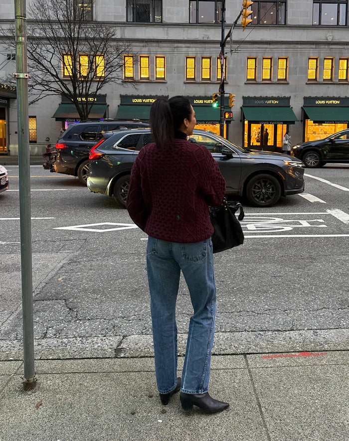 IRISH CABLE  SWEATER