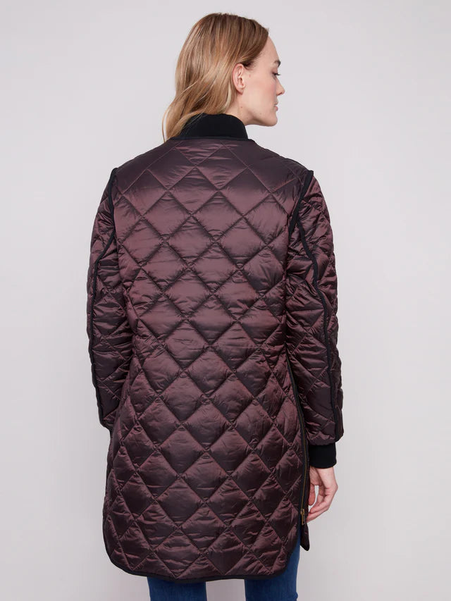 CRAY LONG QUILTED JACKET C6253