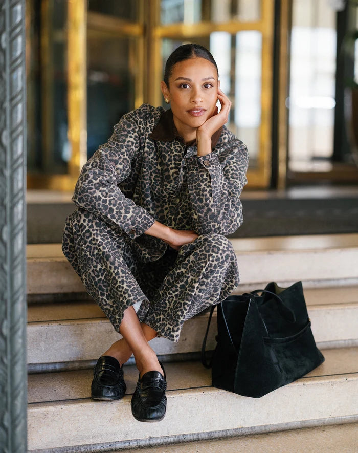 MAGALI LEOPARD BARN JACKET BY BTL