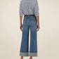 MEG HIGH RISE WIDE LEG ROLL UP KG1980MA9