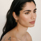 HILLBERG AND BERK REVERSIBLE MEDIUM SPARKLE HOOPS