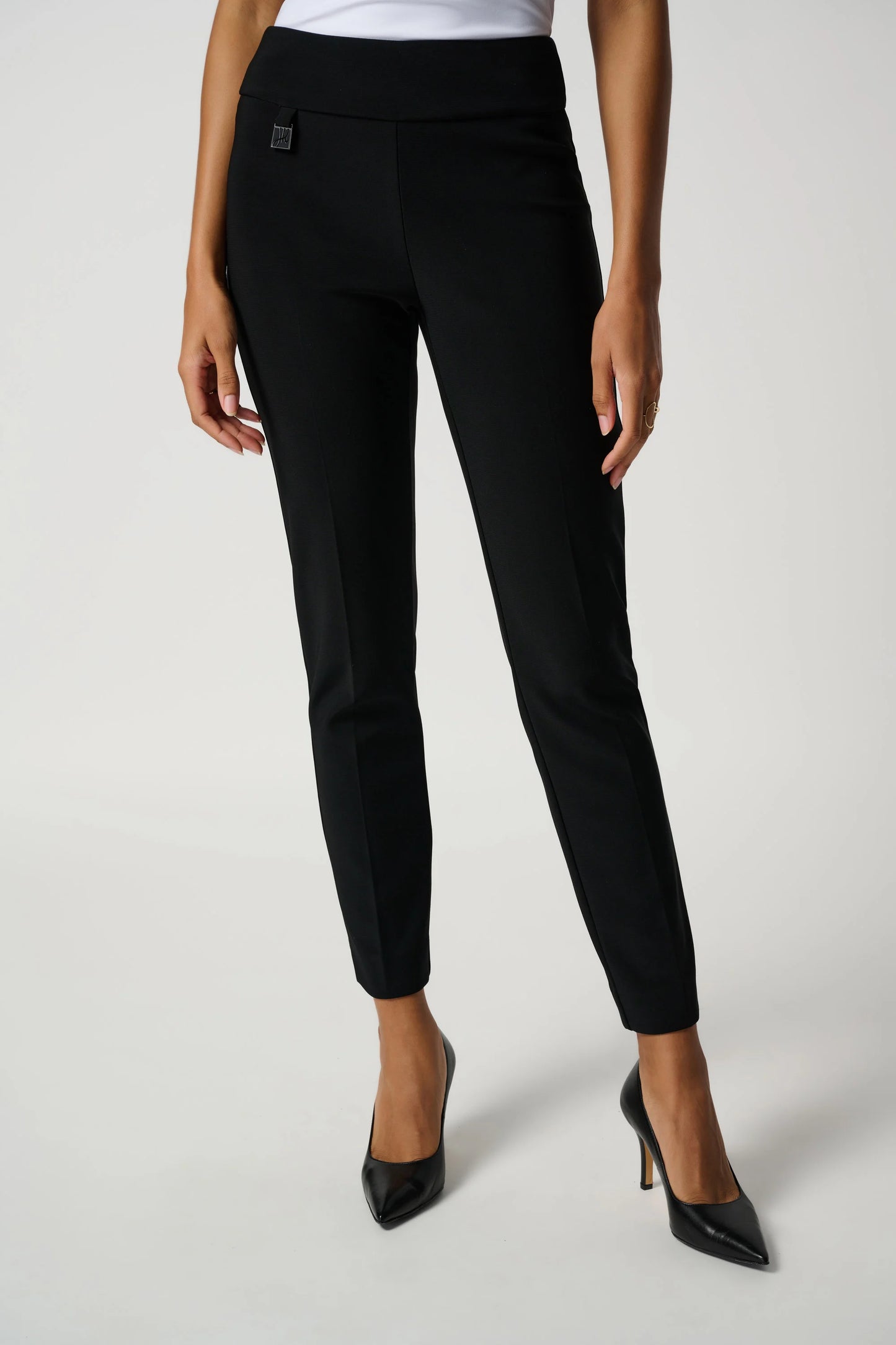 BASIC RIBKOFF DRESS PANT WITH SIDE SLIT 144092