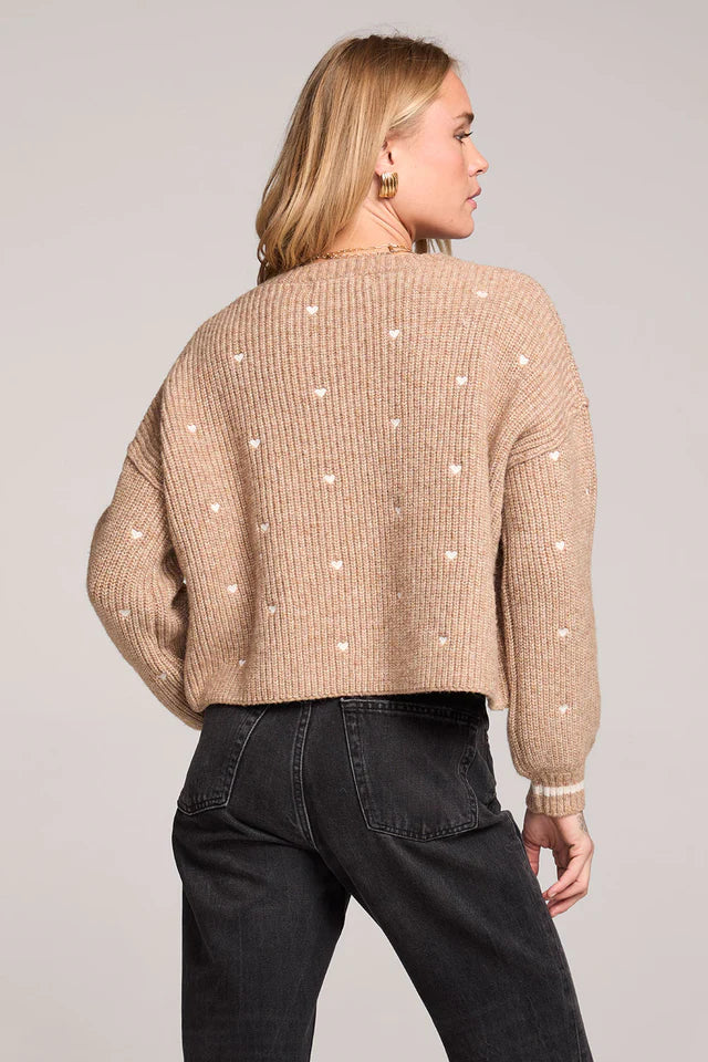 CHARMER HEART SWEATER