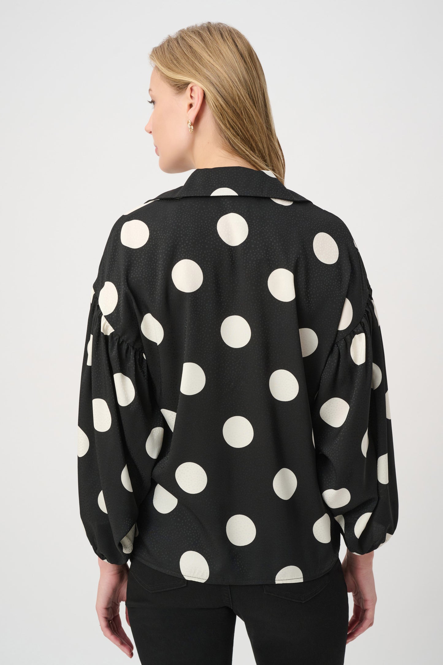 Polka Dot Satin Top 264114