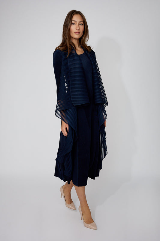 FORMAL MIDI DRESS WITH ATTACHED JACKET 268506