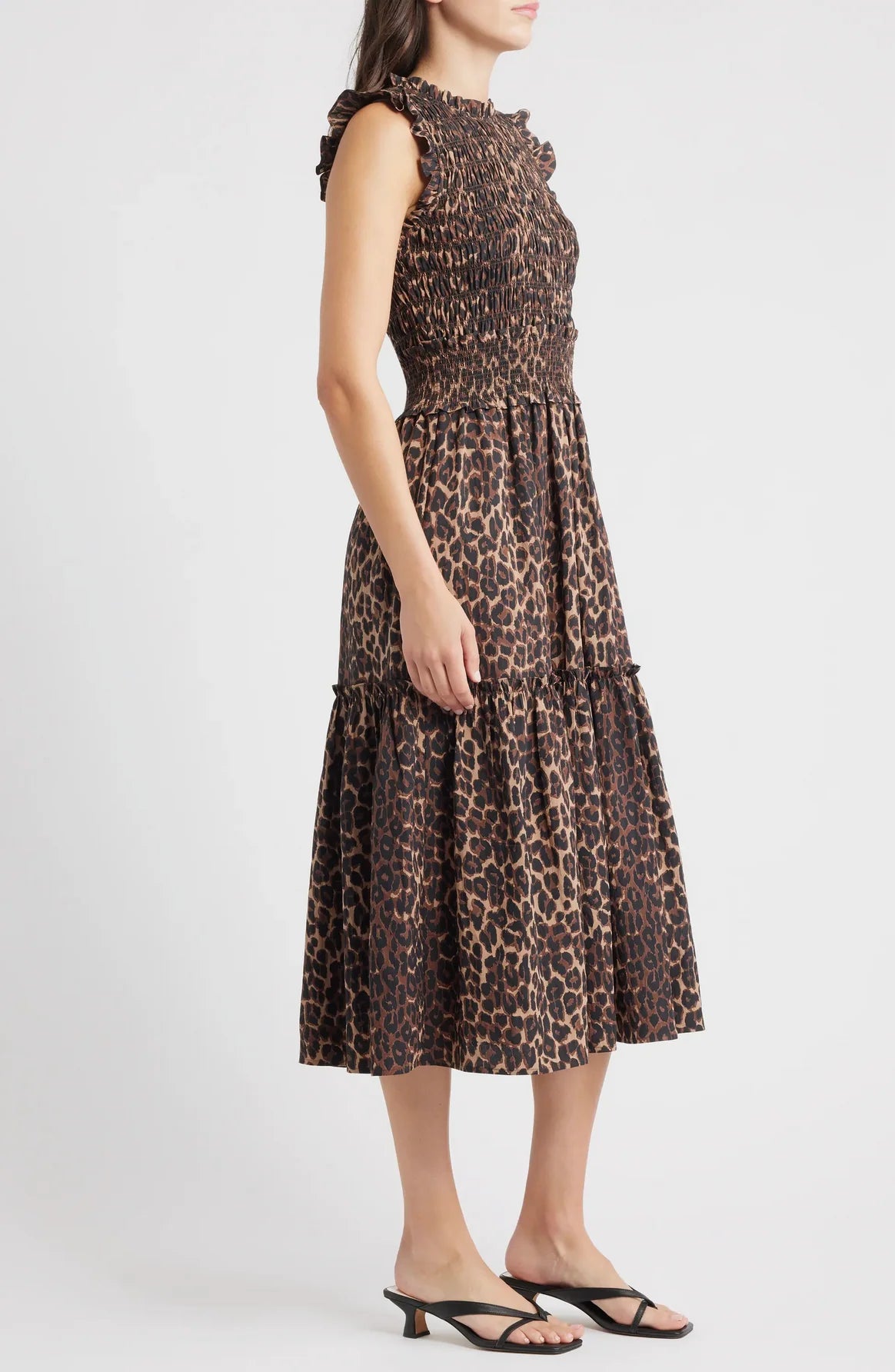 VIVIER LEOPARD MAXY DRESS