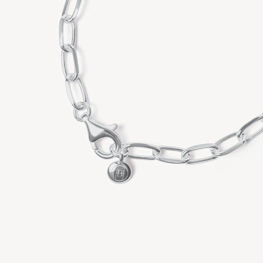 HILLBERG AND BERK CLIP CHAIN CHARM BRACELET