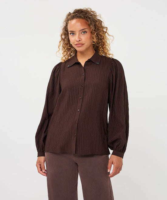 YVETTE CRINKLE BLOUSE