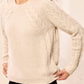 THE MACI CREW NECK W/ CABLE DETAIL SWEATER