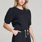 ELARA SHORT SLEEVE PULLOVER S3508