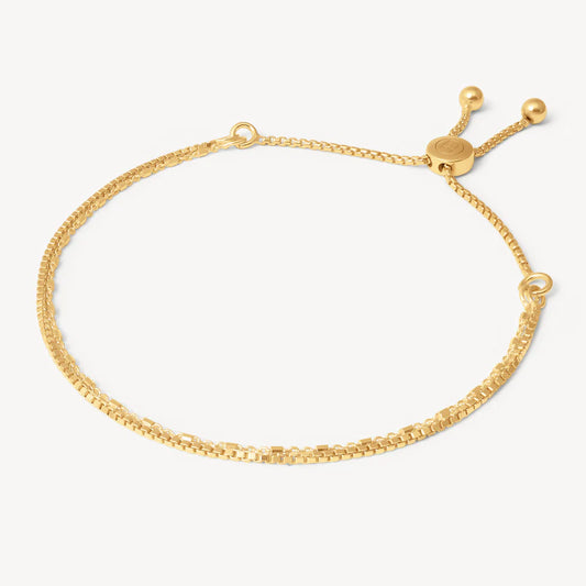 HILLBERG AND BERK DOUBLE CHAIN BRACELET