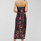 AMELIE TEA LENGTH STRAPLESS DRESS