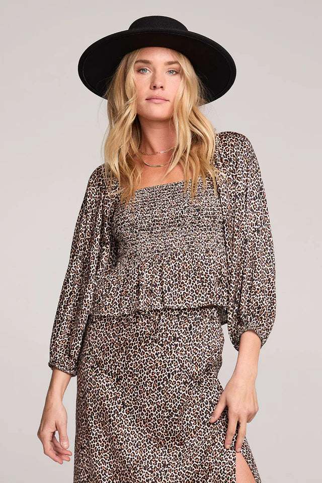 LELANI LEOPARD TOP