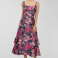 PAIGE FLORAL TEA LENGTH DRESS
