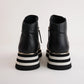 EVOL LEATHER WEDGE BOOT