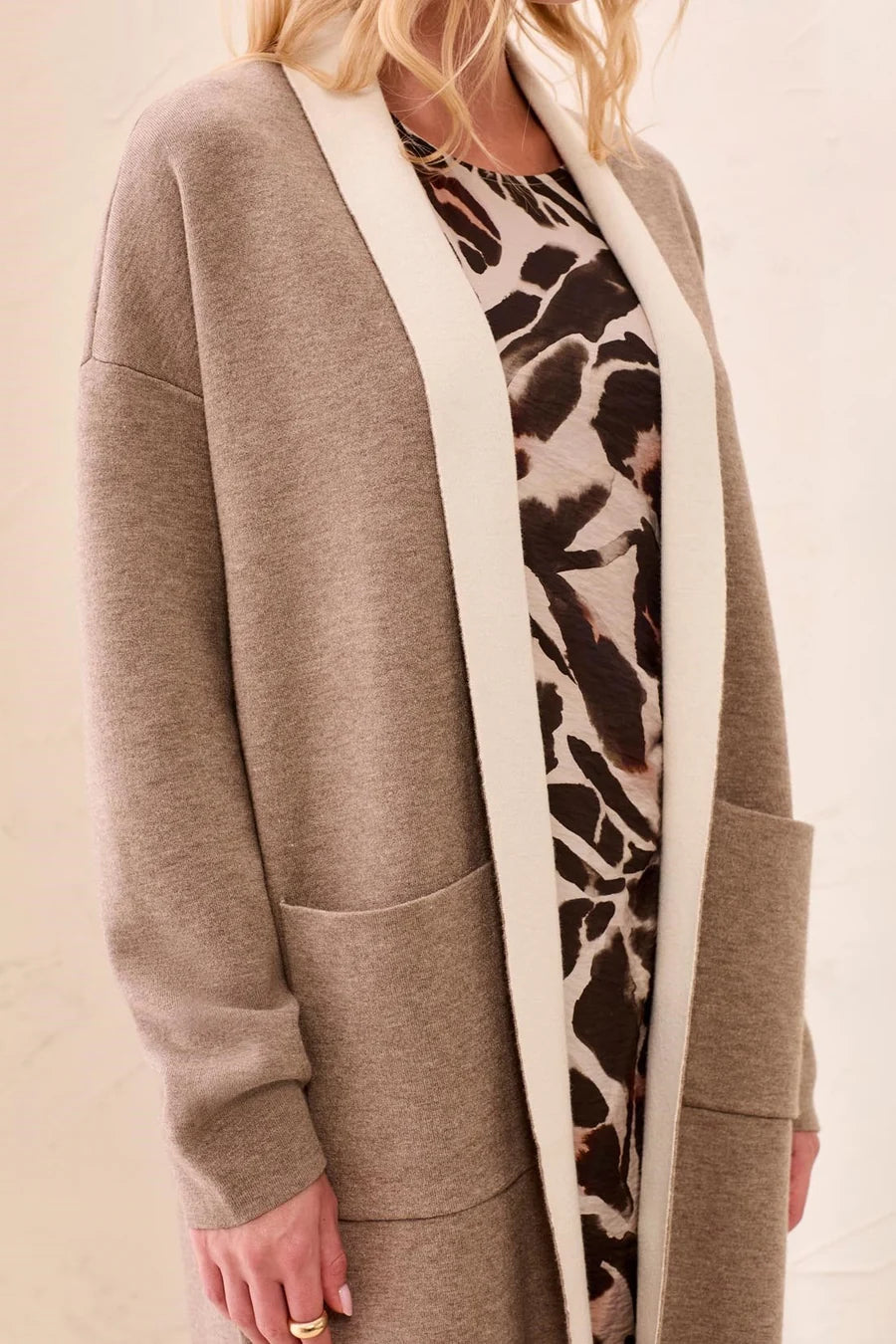 TABITHA L/S COATIGAN W/POCKETS